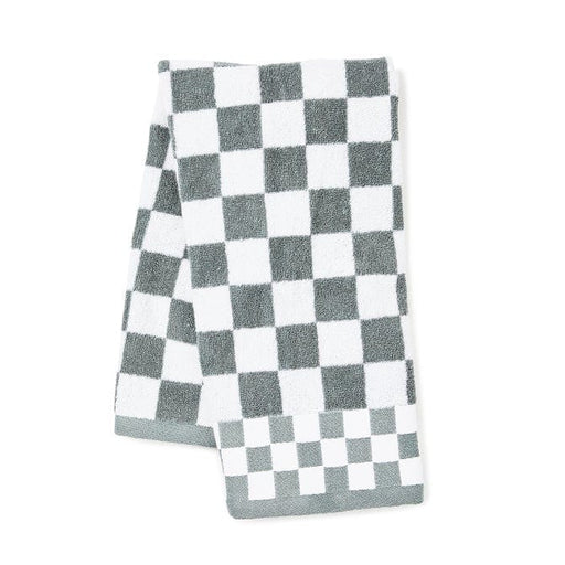 MacKenzie-Childs Towel Sterling Check Hand Towel