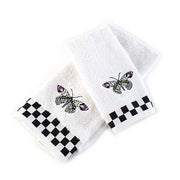 MacKenzie-Childs Towels Butterfly Hand Towels - Set of 2