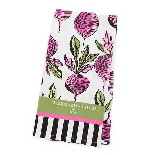 MacKenzie-Childs Towels Dancing Beets Dish Towel