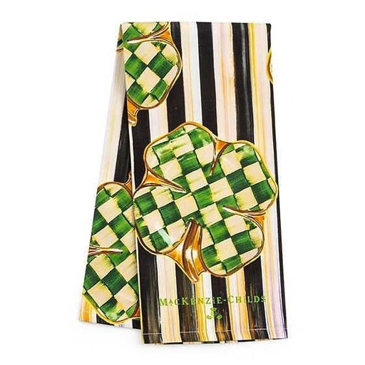 MacKenzie-Childs Towels Dancing Clovers Dish Towel