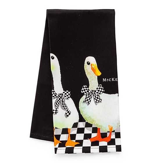 MacKenzie-Childs Towels Gaggle of Geese Dish Towel