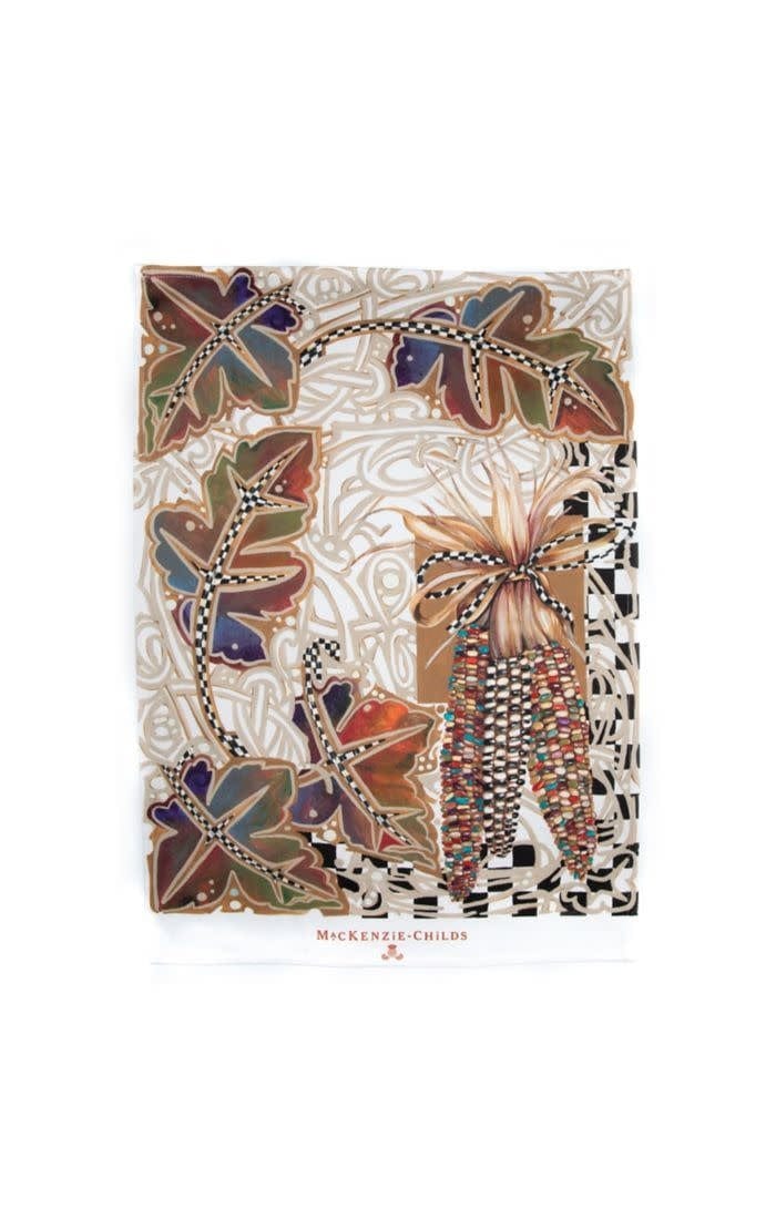 MacKenzie-Childs Towels Harvest Corn Dish Towel