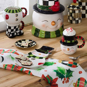 MacKenzie-Childs Towels Mackenzie-Childs Deck the Halls Dish Towel