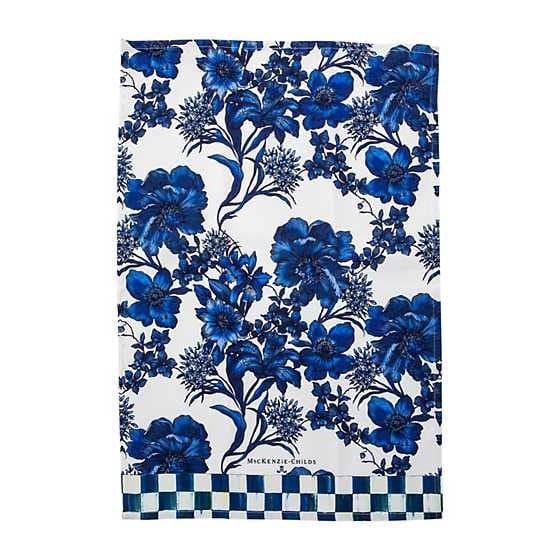 MacKenzie-Childs Towels Royal English Garden Dish Towel