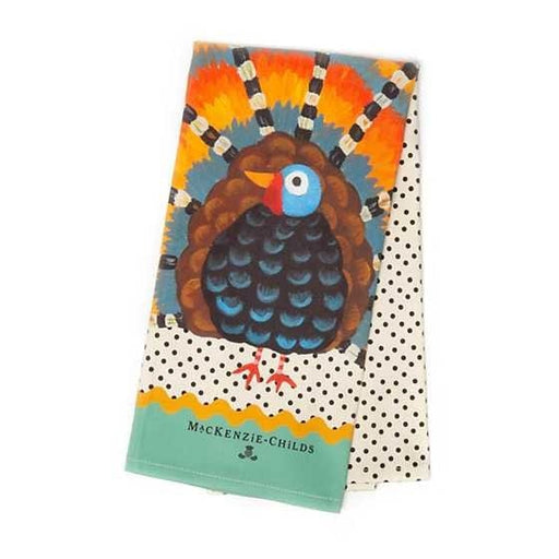 MacKenzie-Childs Towels Turkey Lurkey Dish Towel