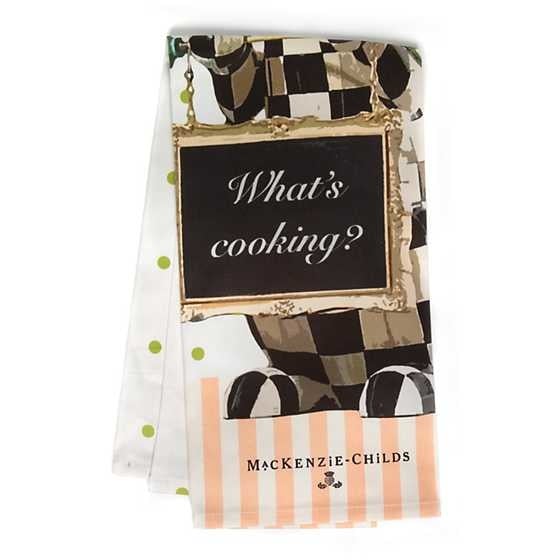 MacKenzie-Childs Towels What's Cooking Dish Towel