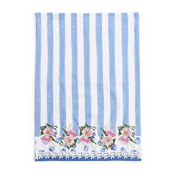 MacKenzie-Childs Towels Wildflowers Dish Towel - Blue