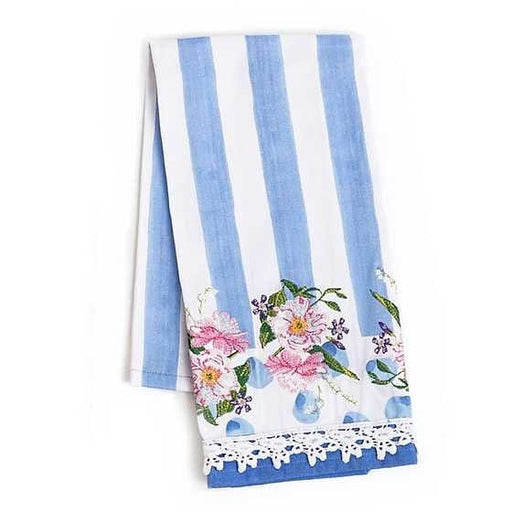 MacKenzie-Childs Towels Wildflowers Dish Towel - Blue