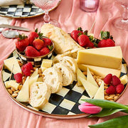 MacKenzie-Childs Trays MacKenzie-Childs Courtly Check Round Tray