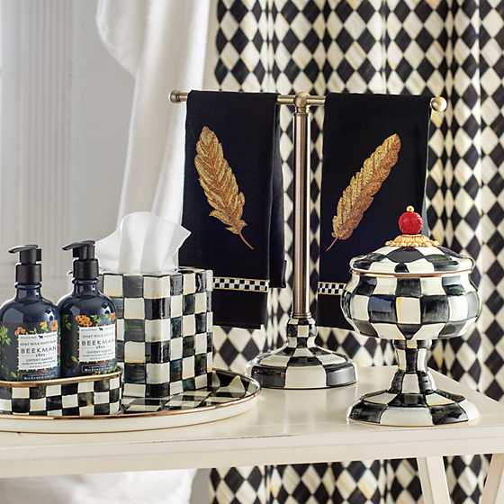 MacKenzie-Childs Trays MacKenzie-Childs Courtly Check Round Tray