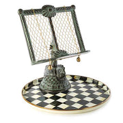MacKenzie-Childs Trays MacKenzie-Childs Courtly Check Round Tray