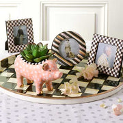 MacKenzie-Childs Trays MacKenzie-Childs Courtly Check Round Tray
