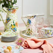 MacKenzie-Childs Trays Sterling Check Enamel Round Tray