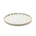 MacKenzie-Childs Trays Sterling Check Enamel Round Tray