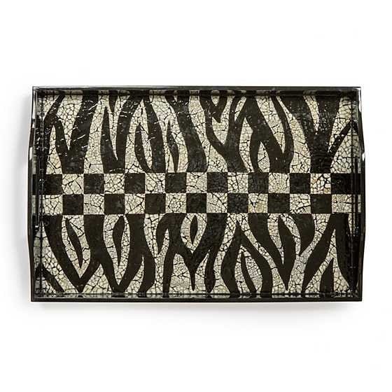 MacKenzie-Childs Trays Zebra Tray