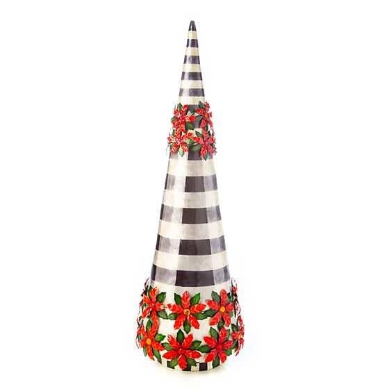 MacKenzie-Childs Trees Checkmate Poinsettia Tree - Large