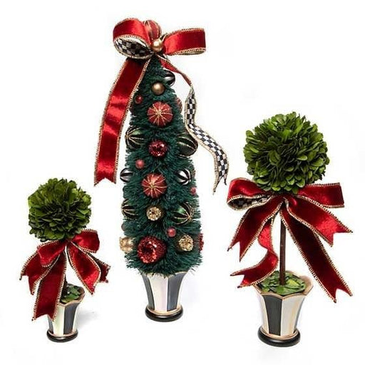 MacKenzie-Childs Trophies & Topiaries Christmas Magic Boxwood Topiary - Mini