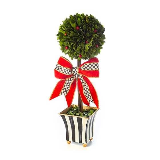 MacKenzie-Childs Trophies & Topiaries Classic Courtly Boxwood Topiary - Medium