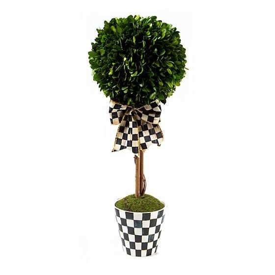 MacKenzie-Childs Trophies & Topiaries Courtly Boxwood Topiary Drop In - Small