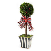 MacKenzie-Childs Trophies & Topiaries Ladybug Boxwood Topiary - Large