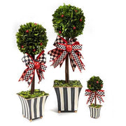 MacKenzie-Childs Trophies & Topiaries Ladybug Boxwood Topiary - Medium