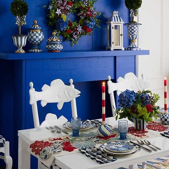 MacKenzie-Childs Trophies & Topiaries Royal Boxwood Topiary Drop In - Large