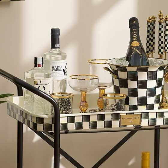 MacKenzie-Childs Tumblers Courtly English Garden Tumbler Glass, Set of 2