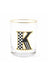 MacKenzie-Childs Tumblers Monogram Tumbler - K