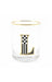 MacKenzie-Childs Tumblers Monogram Tumbler - L