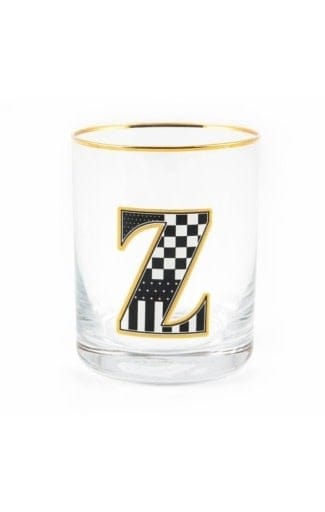 MacKenzie-Childs Tumblers Monogram Tumbler - Z