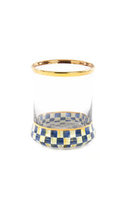 MacKenzie-Childs Tumblers Royal Check Tumbler