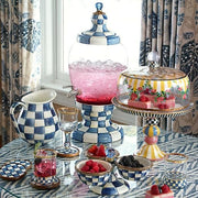 MacKenzie-Childs Tumblers Royal Check Tumbler