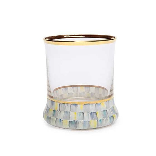 MacKenzie-Childs Tumblers Sterling Check Tumbler