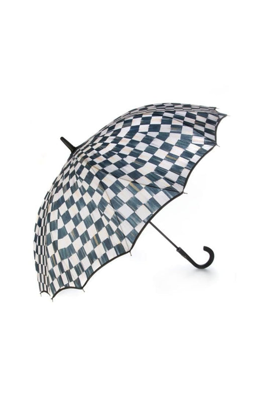 MacKenzie-Childs Umbrellas Courtly Check Seamless Umbrella