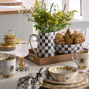 MacKenzie-Childs Unclassified Black Check Pitcher