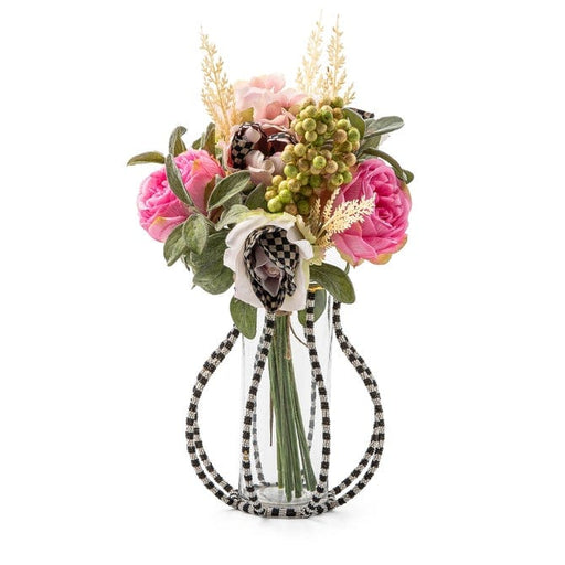 MacKenzie-Childs Unclassified Black & White Greek Small Vase