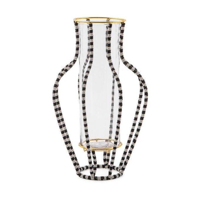 MacKenzie-Childs Unclassified Black & White Mei Ping Large Vase