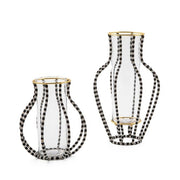 MacKenzie-Childs Unclassified Black & White Mei Ping Large Vase