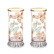 MacKenzie-Childs Unclassified Butterfly Hill Highball Glass, Set of 2
