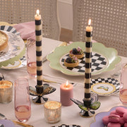 MacKenzie-Childs Unclassified Butterfly Toile Candle Holders, Set of 2