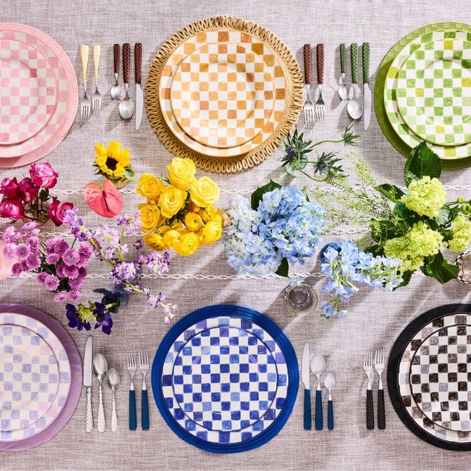 MacKenzie-Childs Unclassified Check Dinner Plate