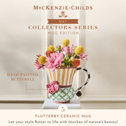 MacKenzie-Childs Unclassified Collectors Series: Mug Edition - Flutterby Ceramic Mug