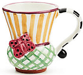 MacKenzie-Childs Unclassified Collectors Series: Mug Edition - Flutterby Ceramic Mug