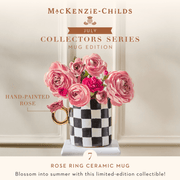 MacKenzie-Childs Unclassified Collectors Series Mug Edition – Rose Ring Ceramic Mug
