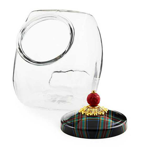 MacKenzie-Childs Unclassified Cookie Jar with Black Tartan Lid