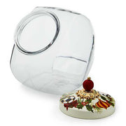 MacKenzie-Childs Unclassified Cookie Jar with Deck the Halls Lid
