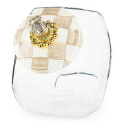 MacKenzie-Childs Unclassified Cookie Jar with Mocha Check Lid