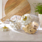 MacKenzie-Childs Unclassified Cookie Jar with Mocha Check Lid