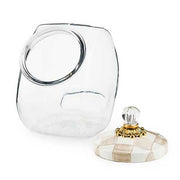 MacKenzie-Childs Unclassified Cookie Jar with Mocha Check Lid