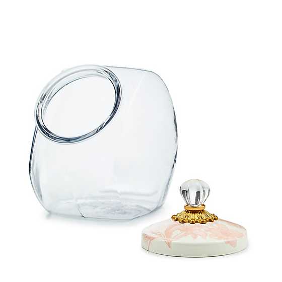 MacKenzie-Childs Unclassified Cookie Jar with Rosy English Garden Lid